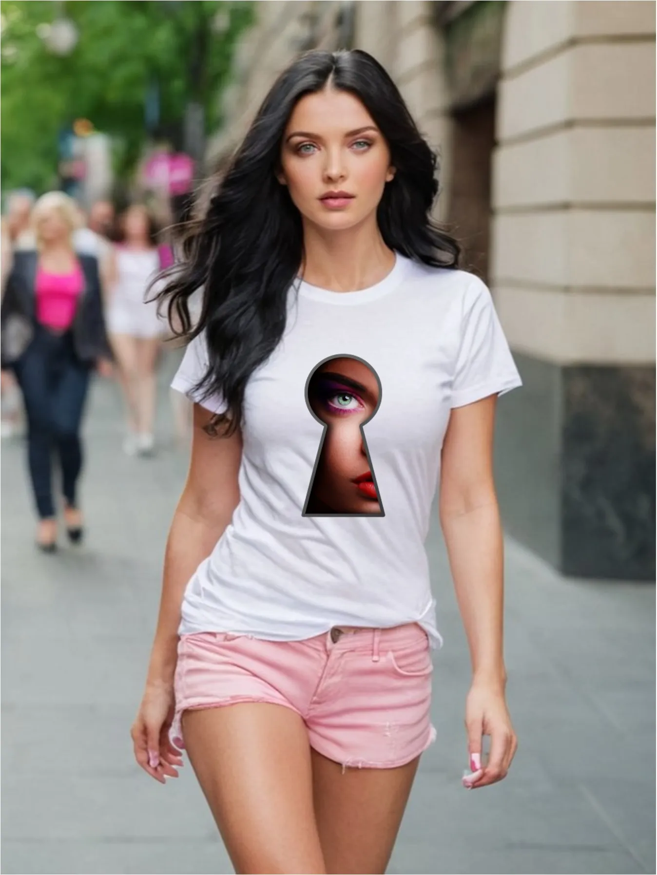 maglia donna bianca inside